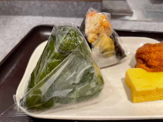 1番人気の明太高菜包み